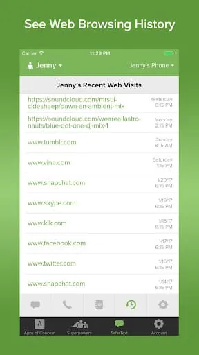 Text Monitoring Parental Contr