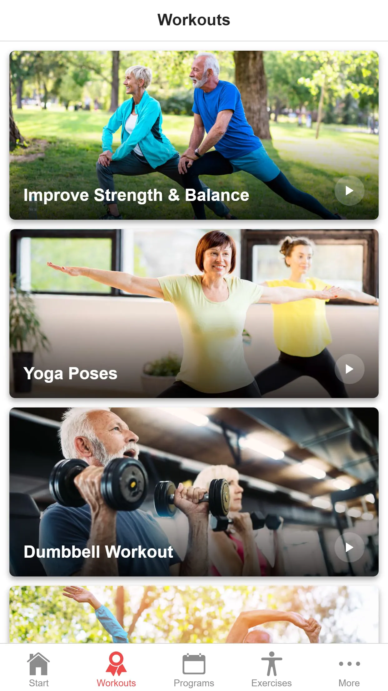 Exercise Plan for Seniors