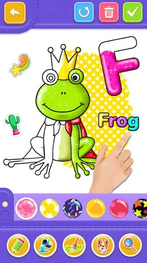 Number & ABC Coloring For Kids