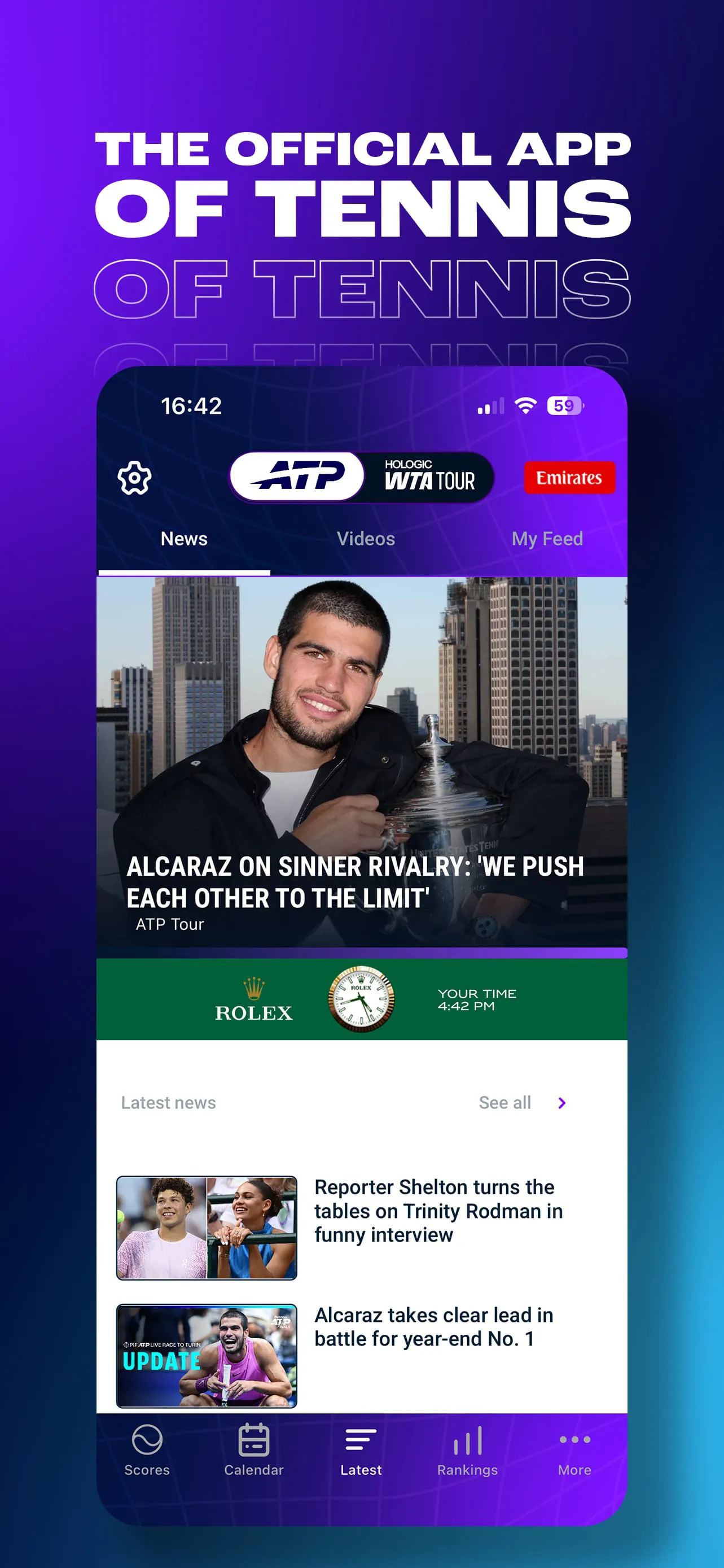 ATP WTA Live