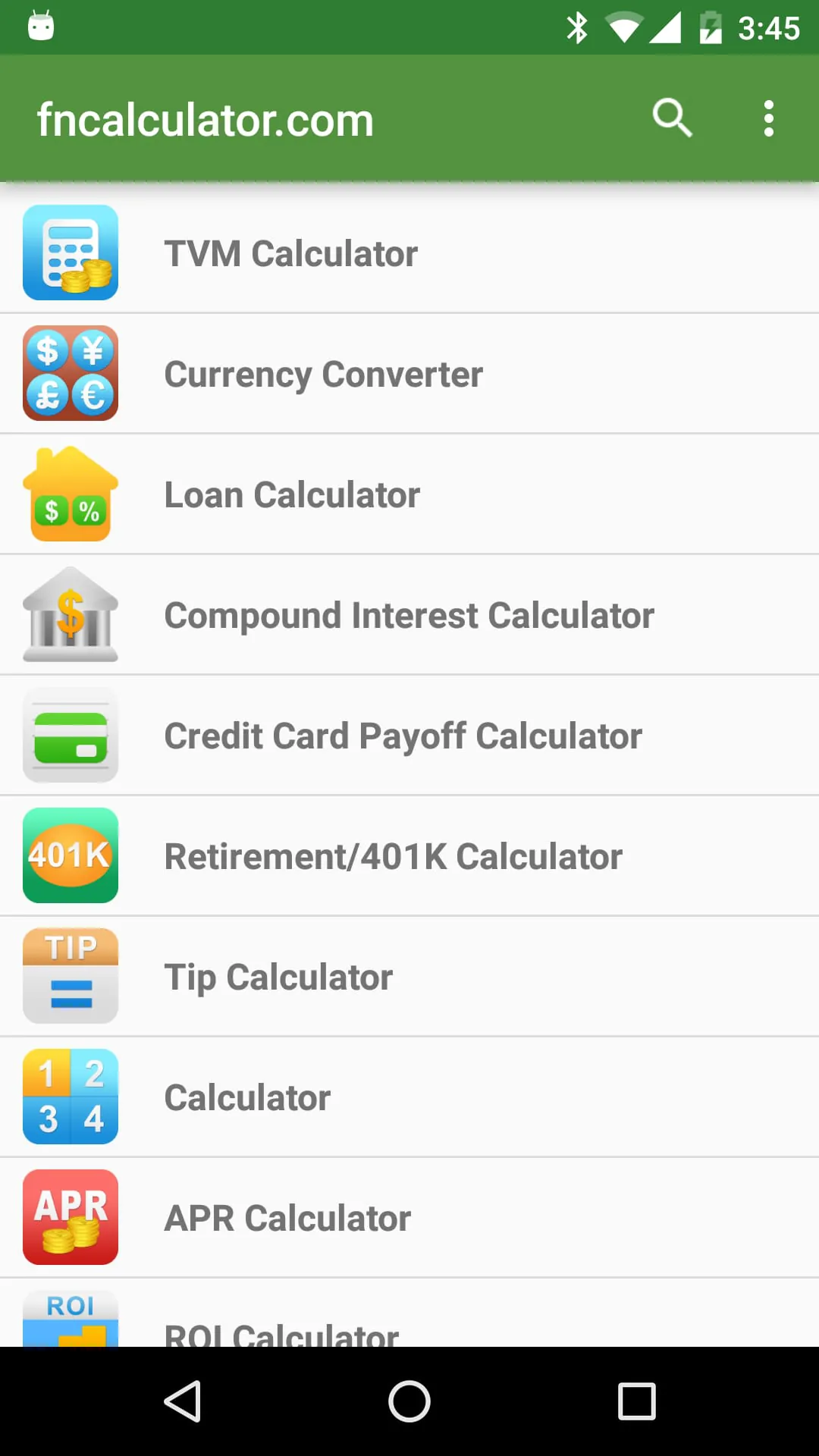 Financial Calculators