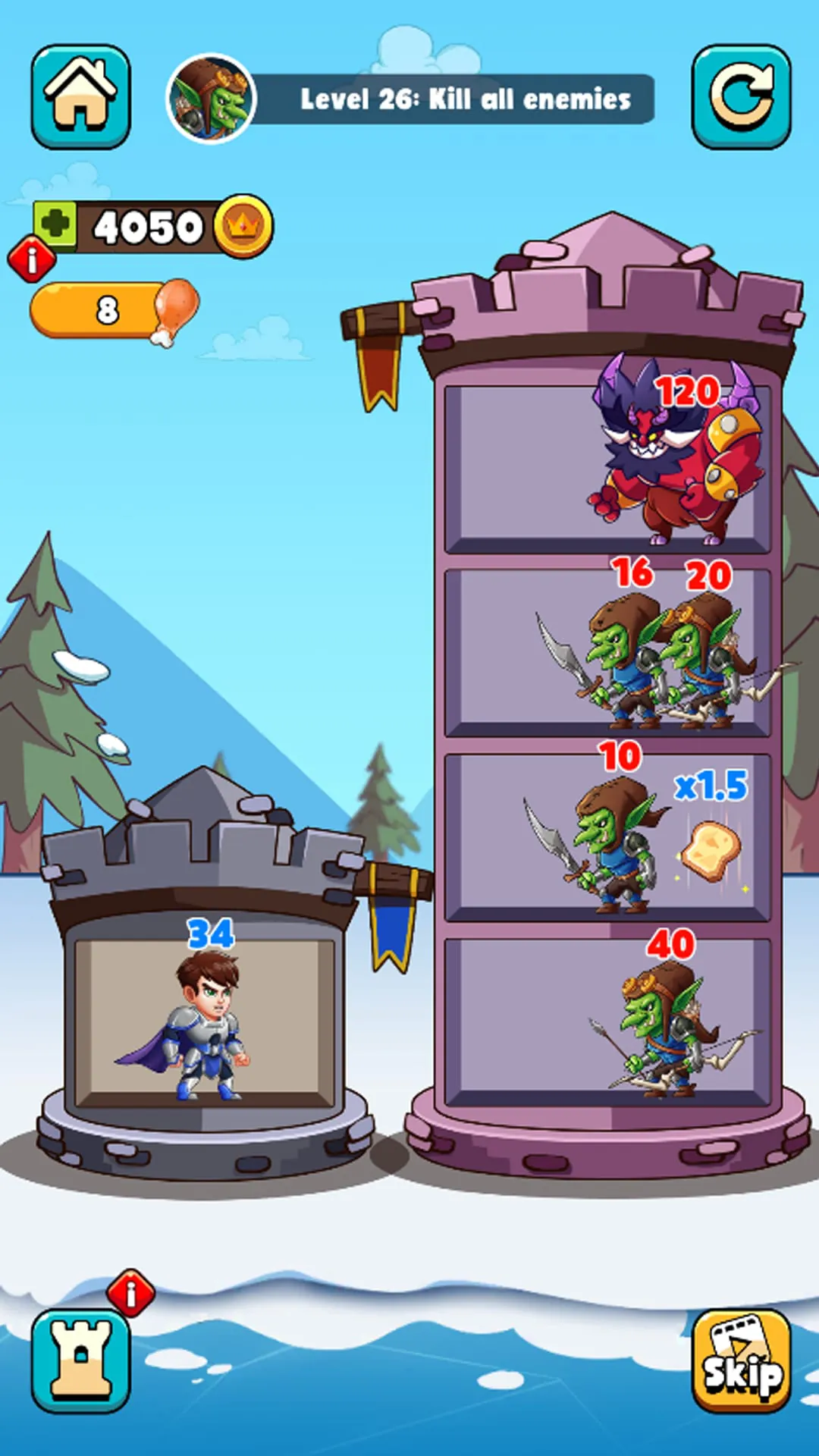 Hero Tower Wars