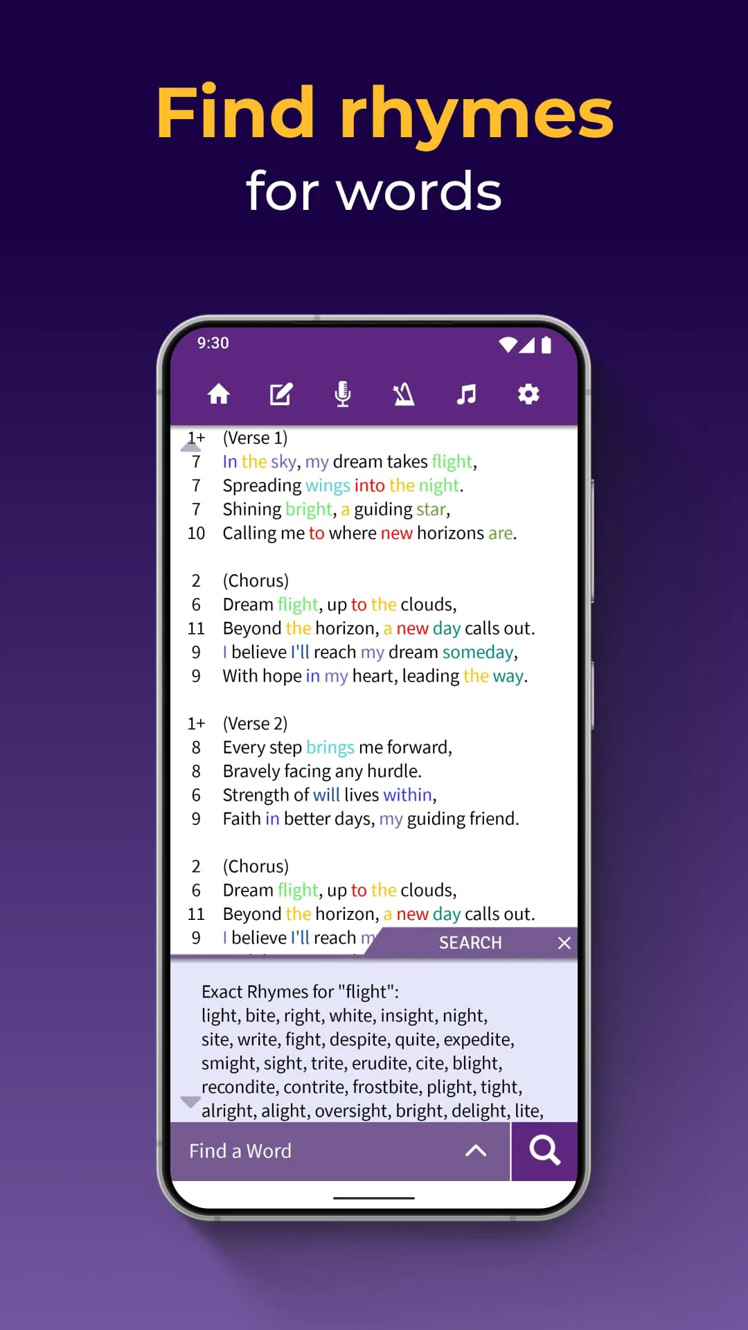 Lyrics Notepad