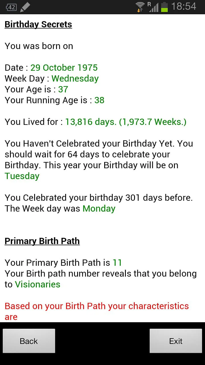 Birthday Secrets