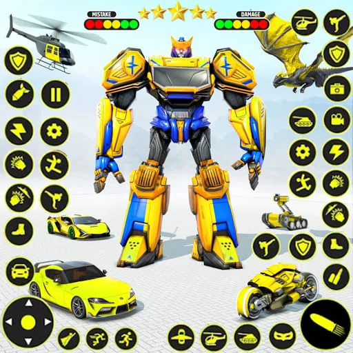 Robot Car Transforming Games