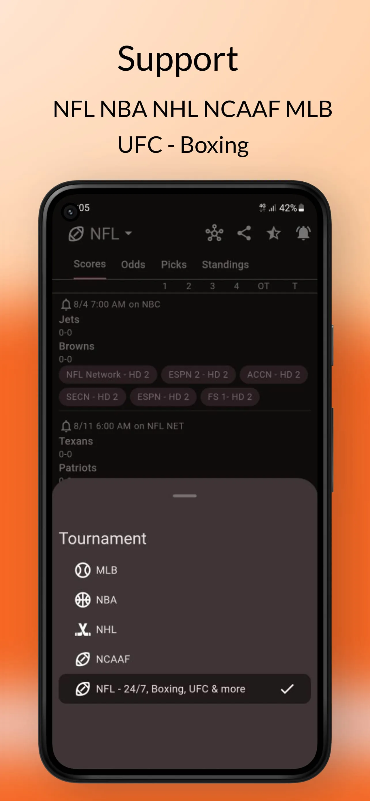 Darato Live NFL NBA NHL NCAA