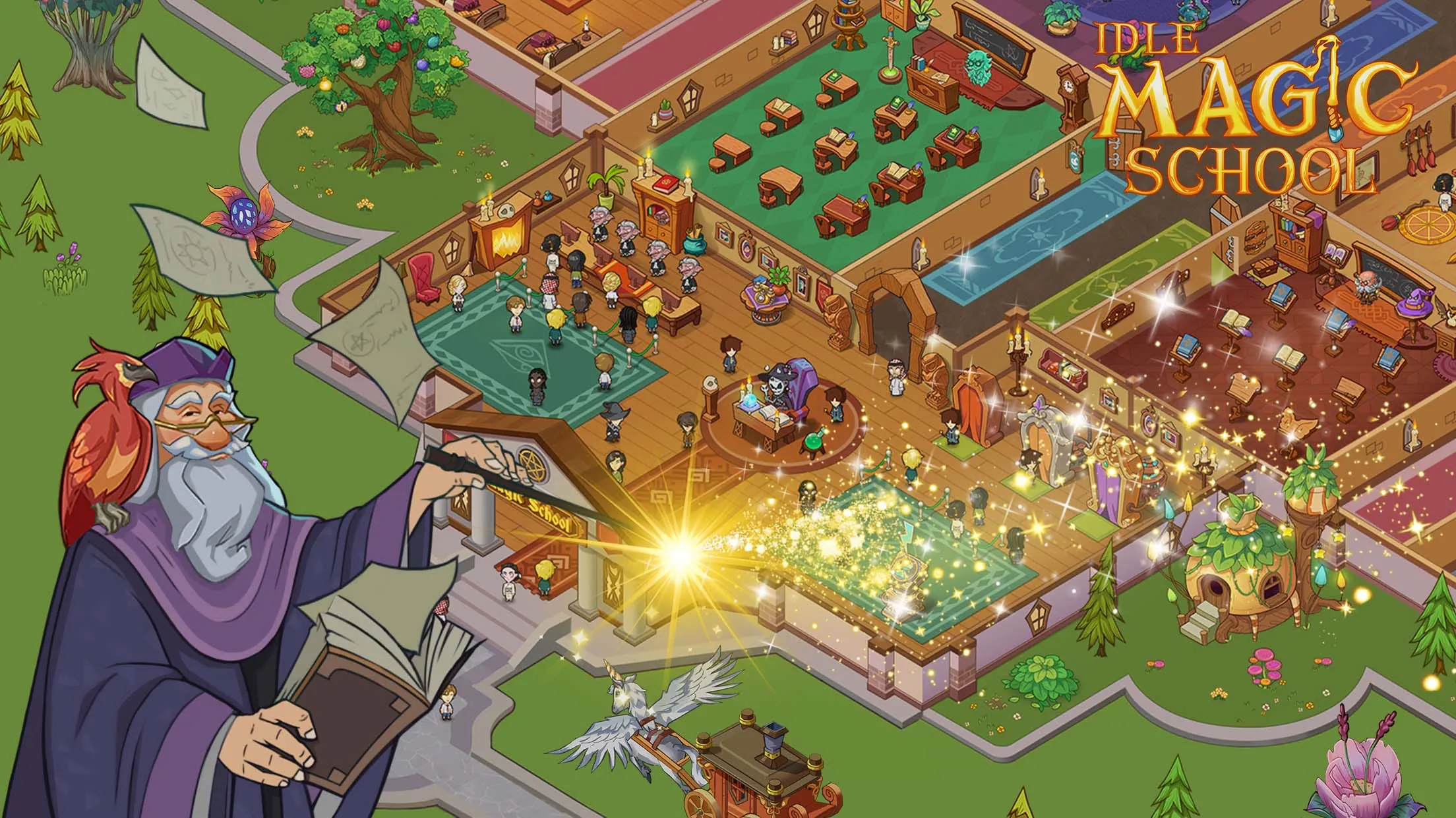 Idle Magic School