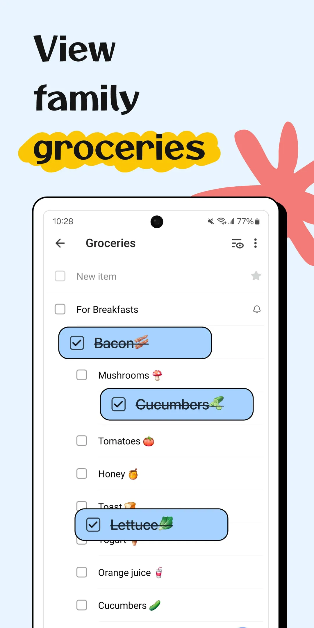 Family Shared Calendar