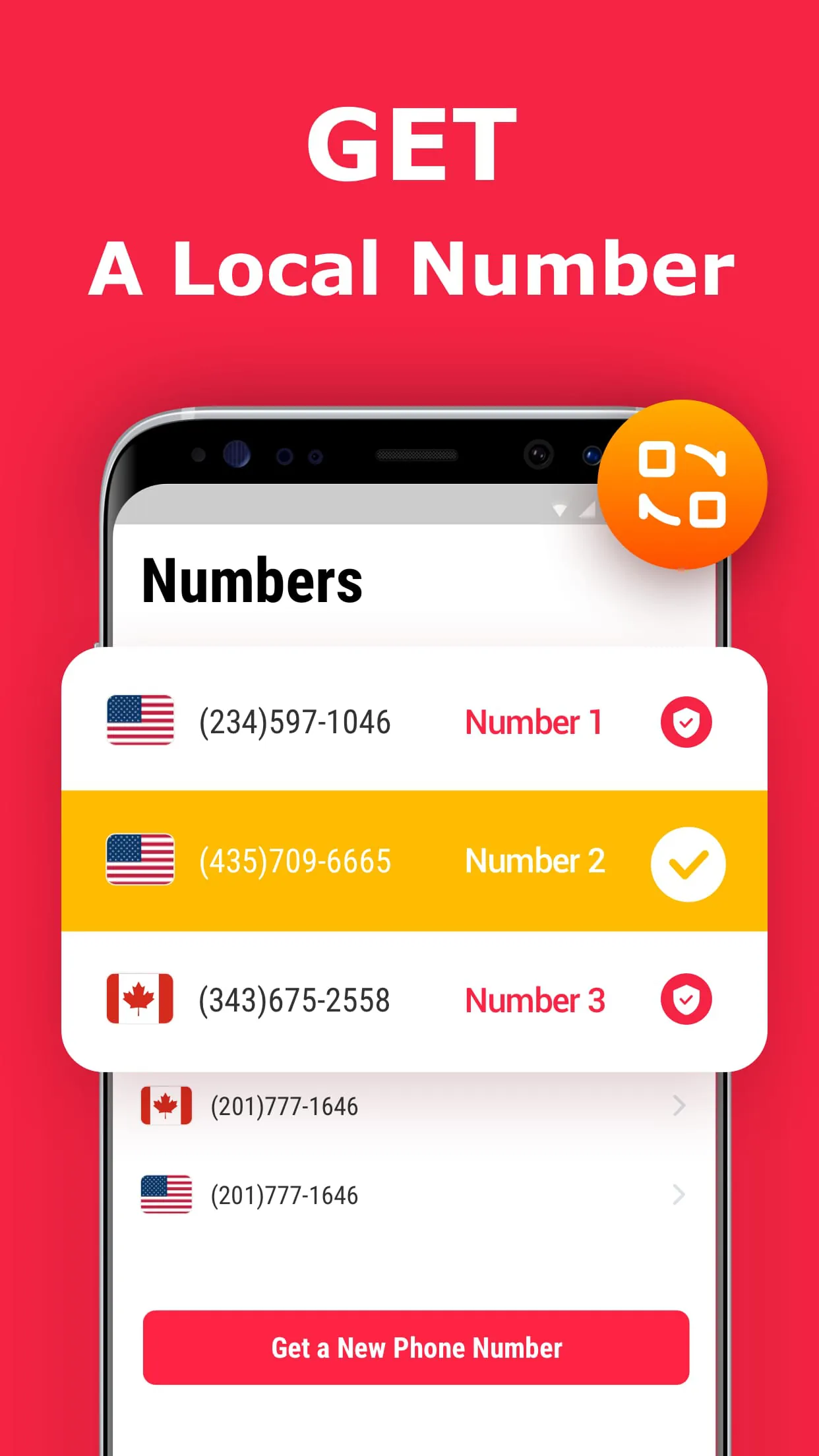 Second Phone Number