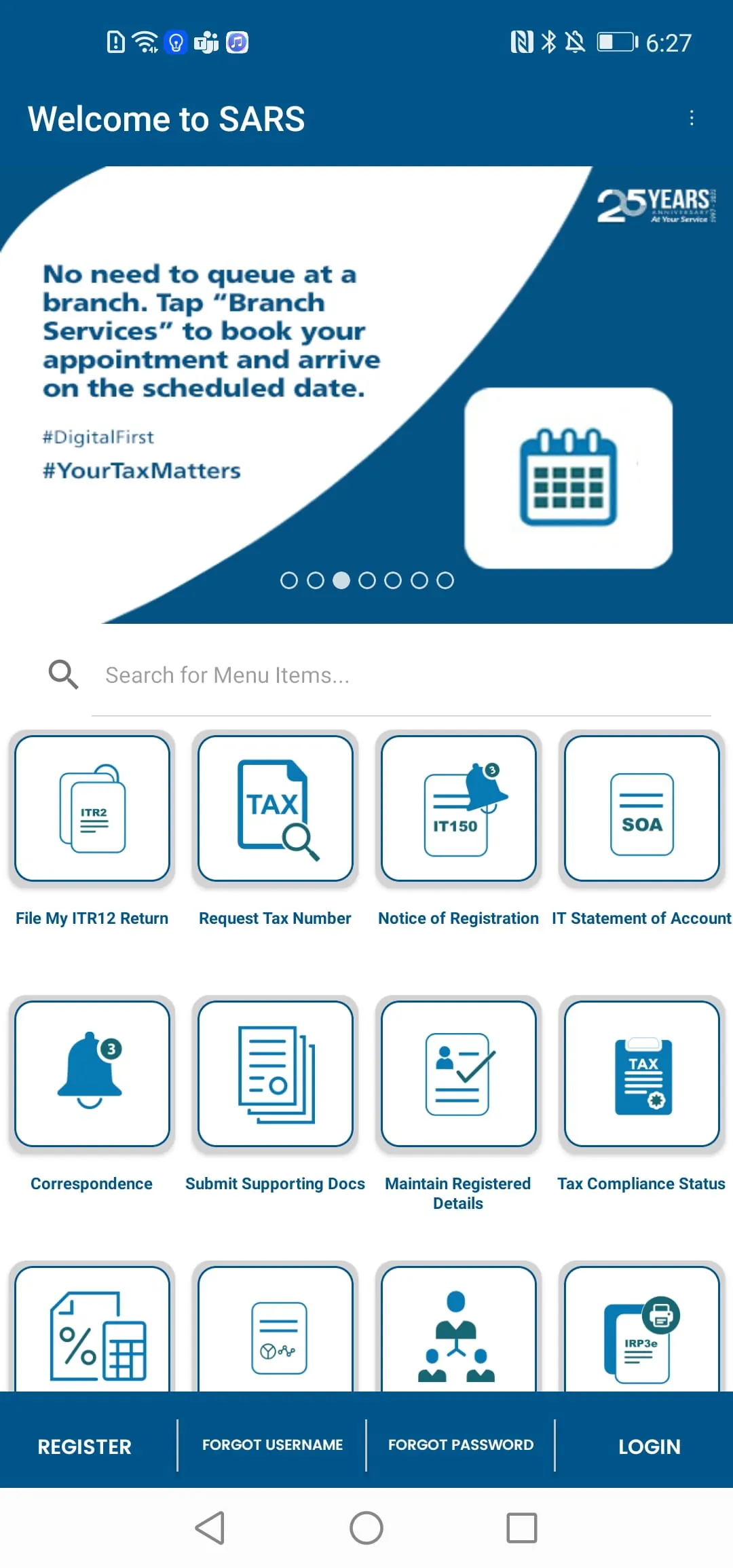 SARS Mobile eFiling