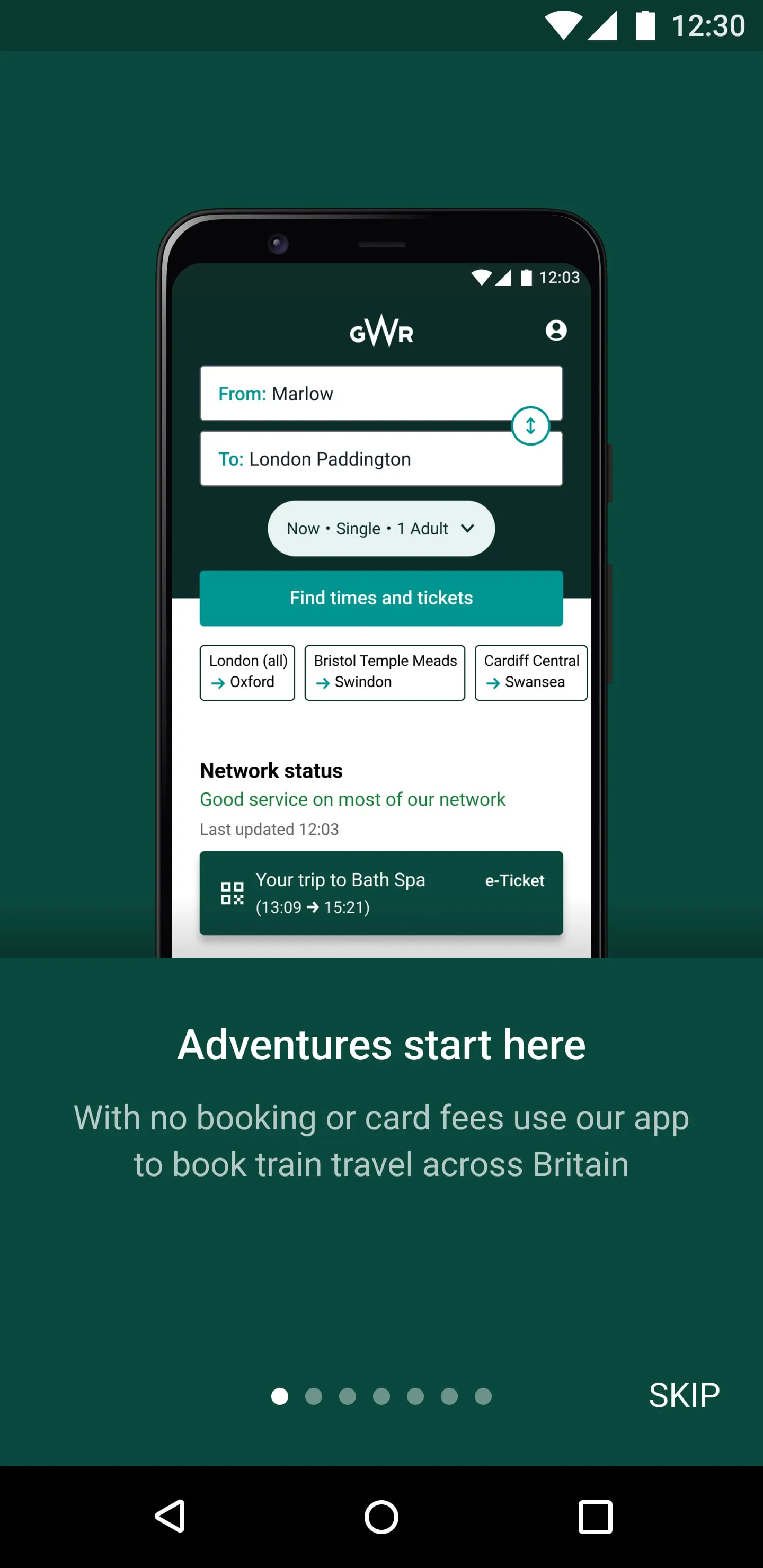 Train tickets