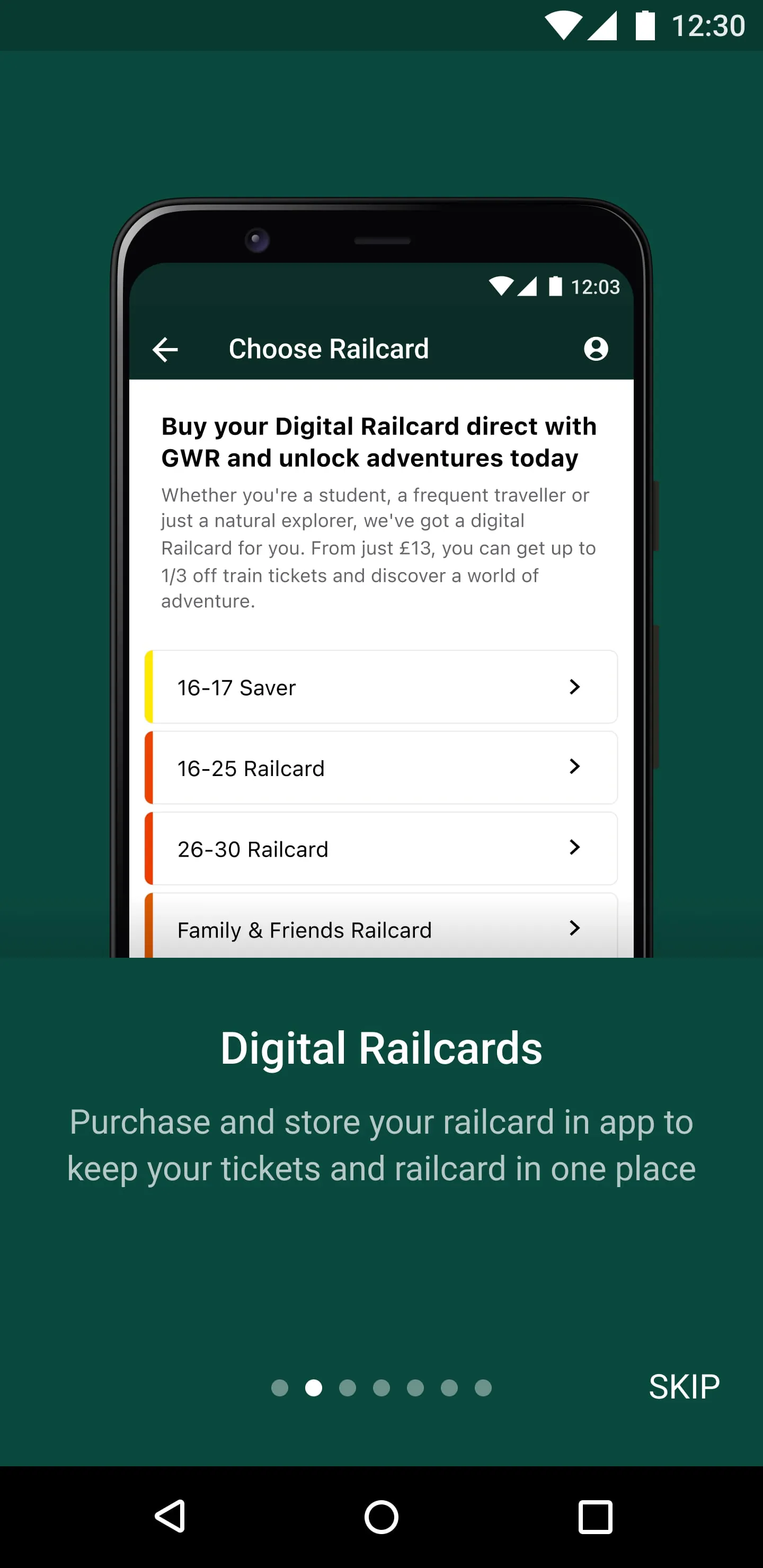 Train tickets