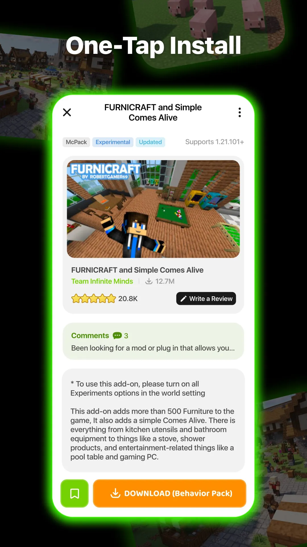 Addons for Minecraft