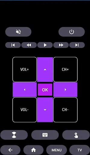 HiSense Smart TV Remote