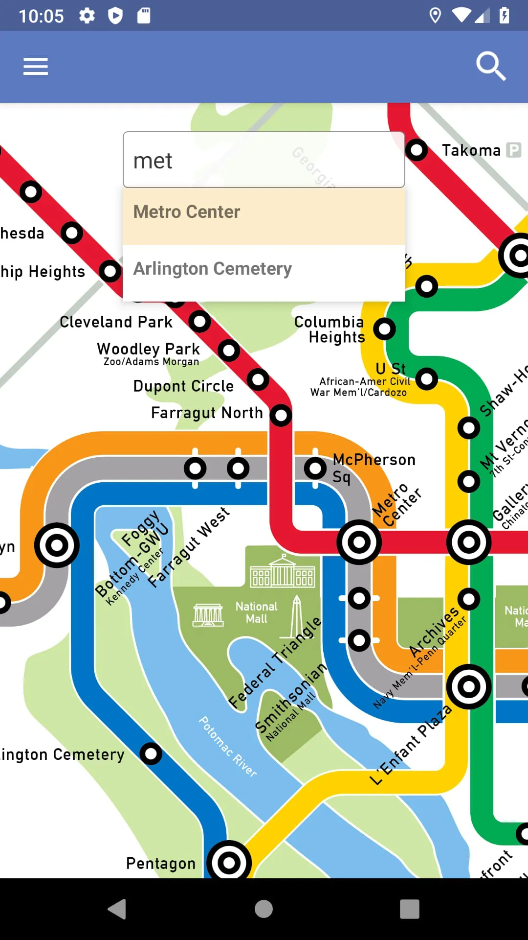 DC Metro and Bus