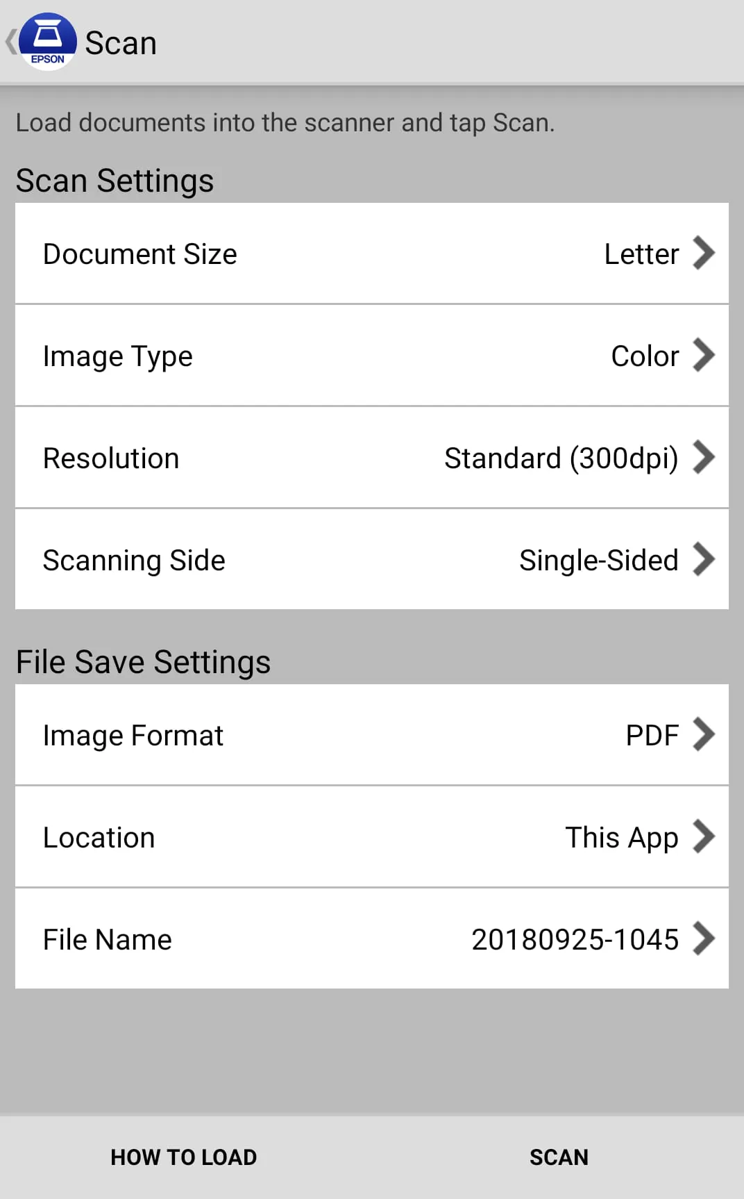 Epson DocumentScan
