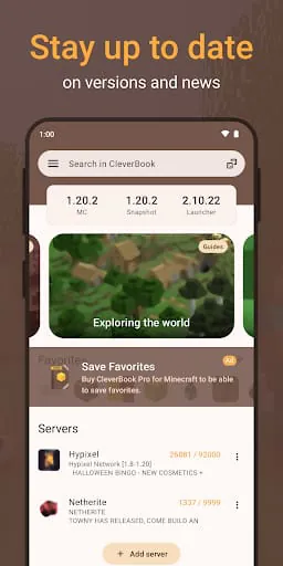 CleverBook for MC