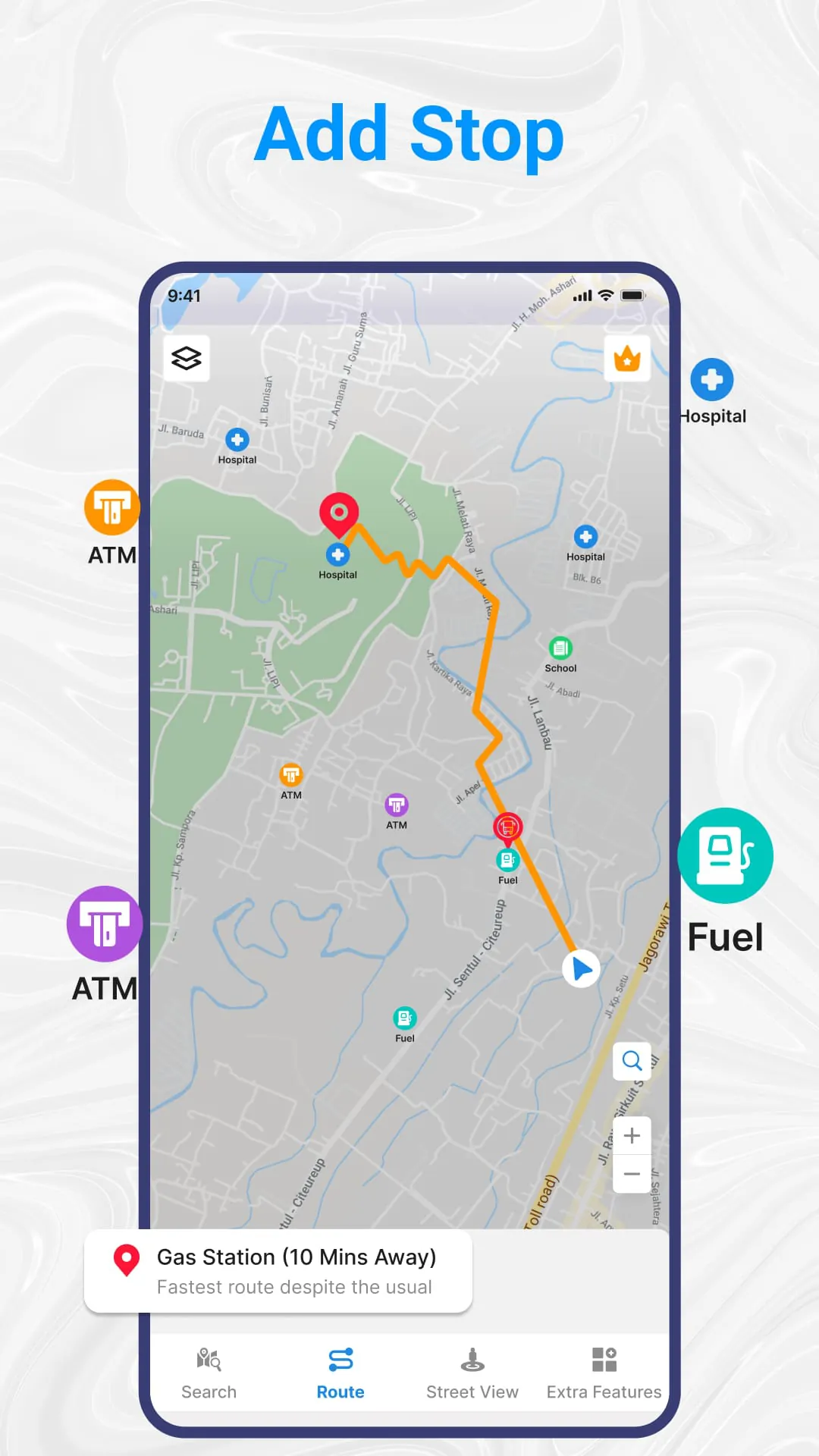Gps Map Navigation & Direction
