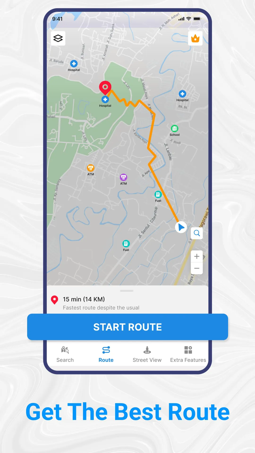 Gps Map Navigation & Direction