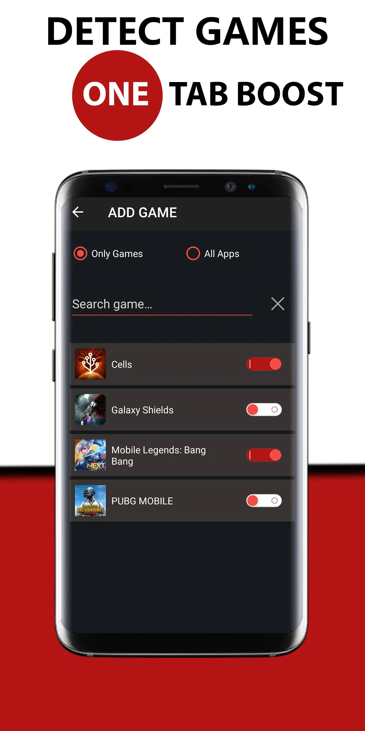 Game Booster Fire GFX