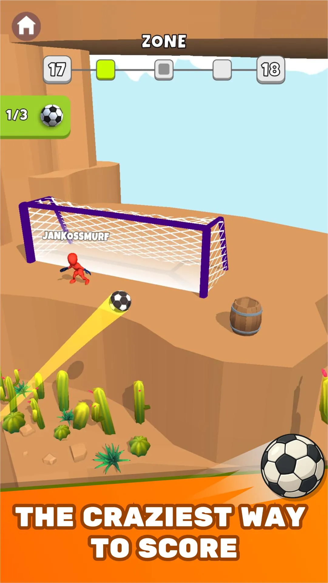 Crazy Kick! Fun Football game