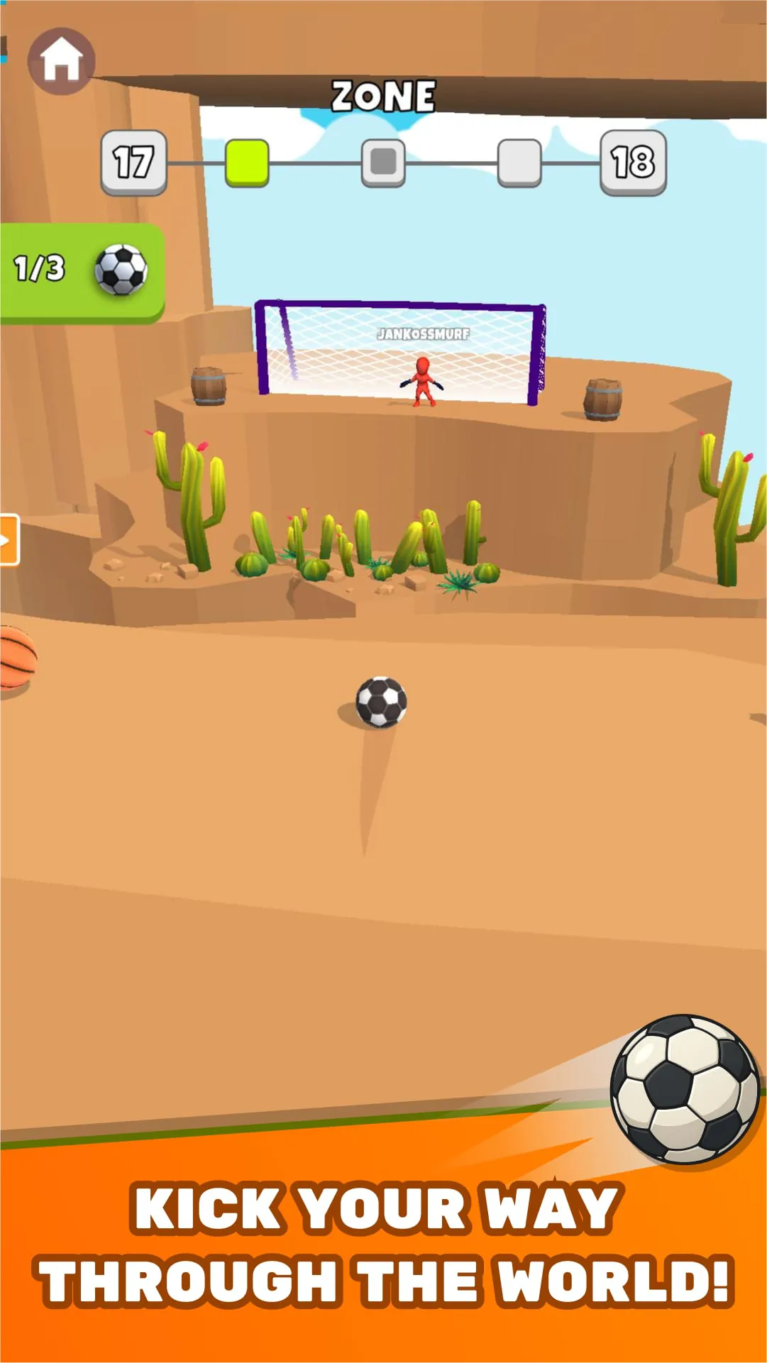 Crazy Kick! Fun Football game