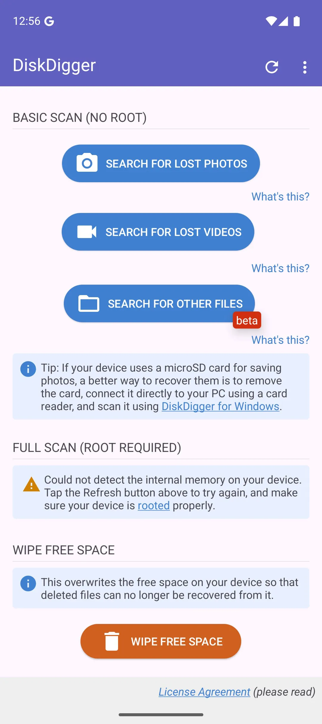 DiskDigger photo/file recovery