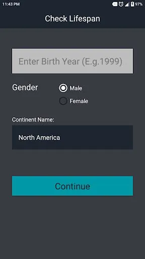 Lifespan Calculator