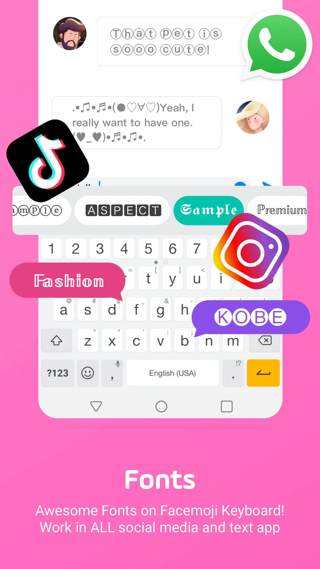 Facemoji Emoji Keyboard Pro