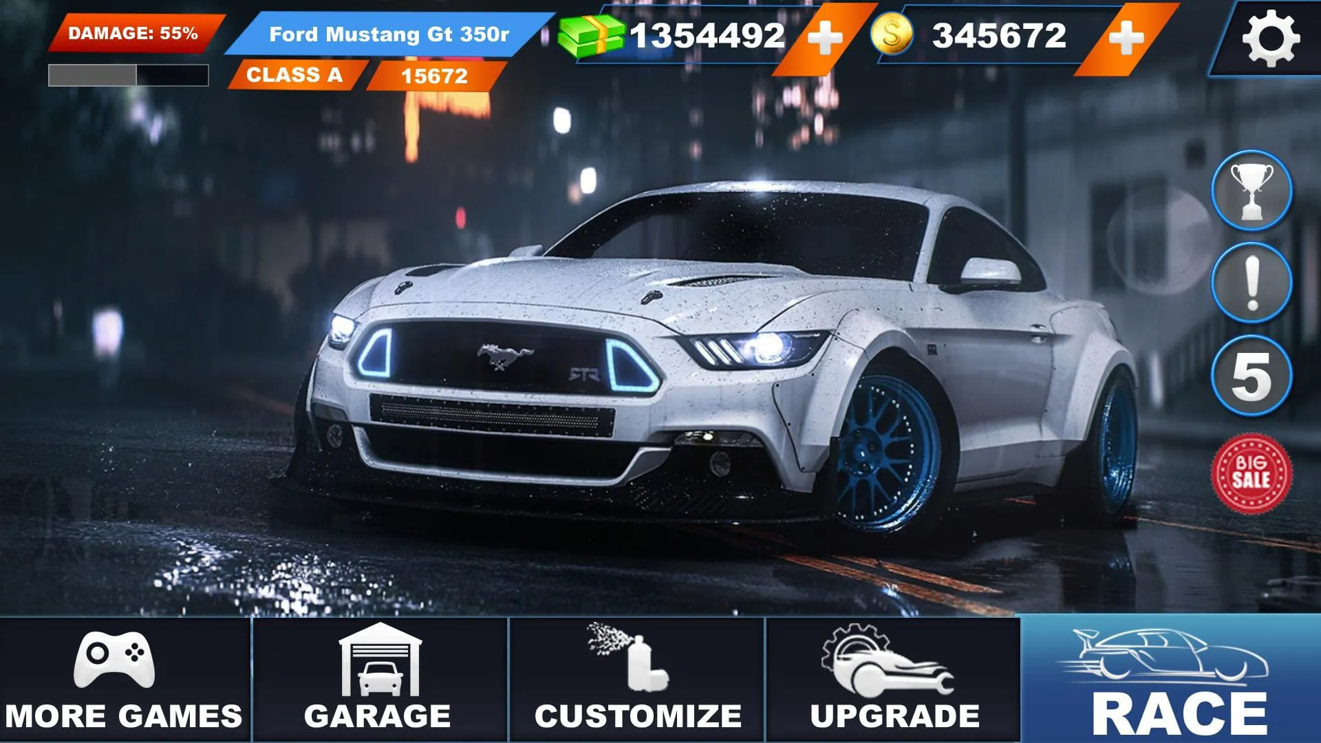 Mustang GT 350r Stunts & Drift
