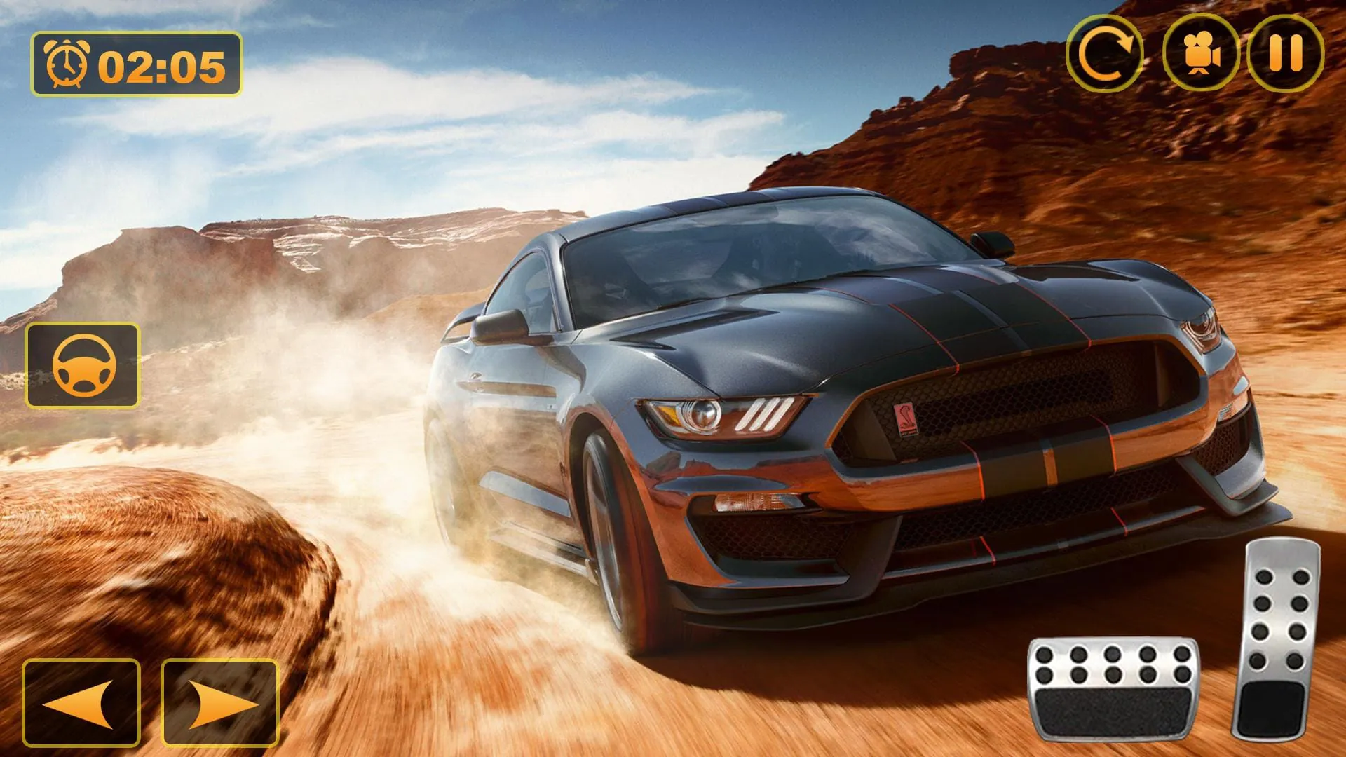 Mustang GT 350r Stunts & Drift