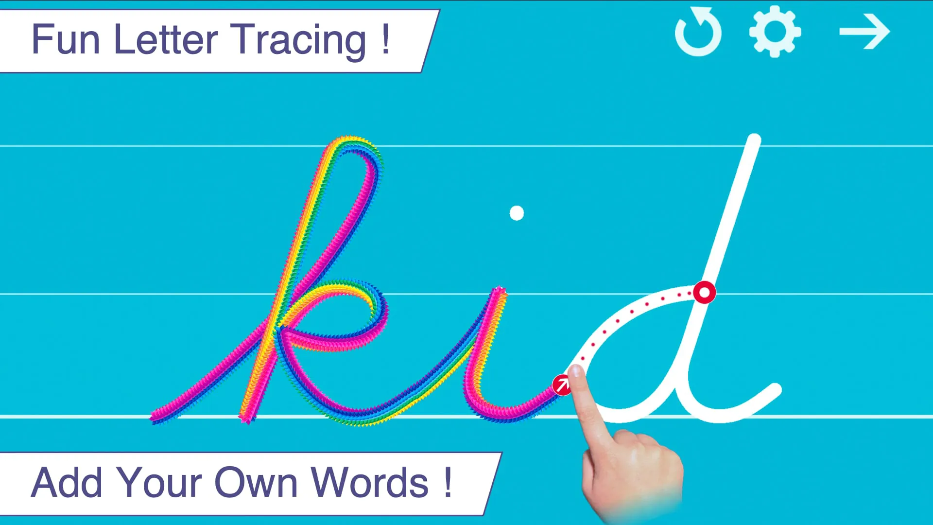 Cursive Letters Writing Wizard