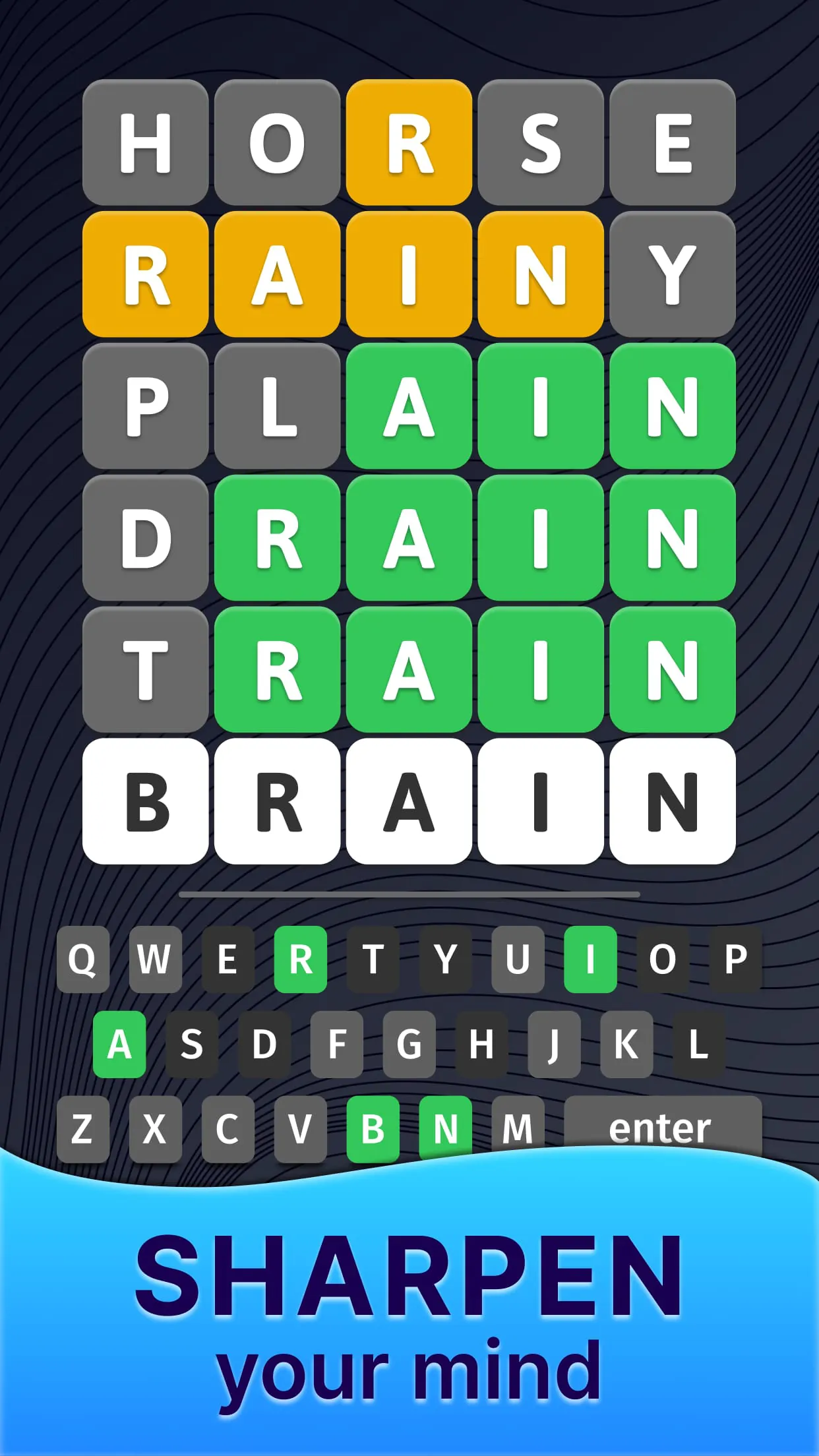 The Hidden Letter Games－Words