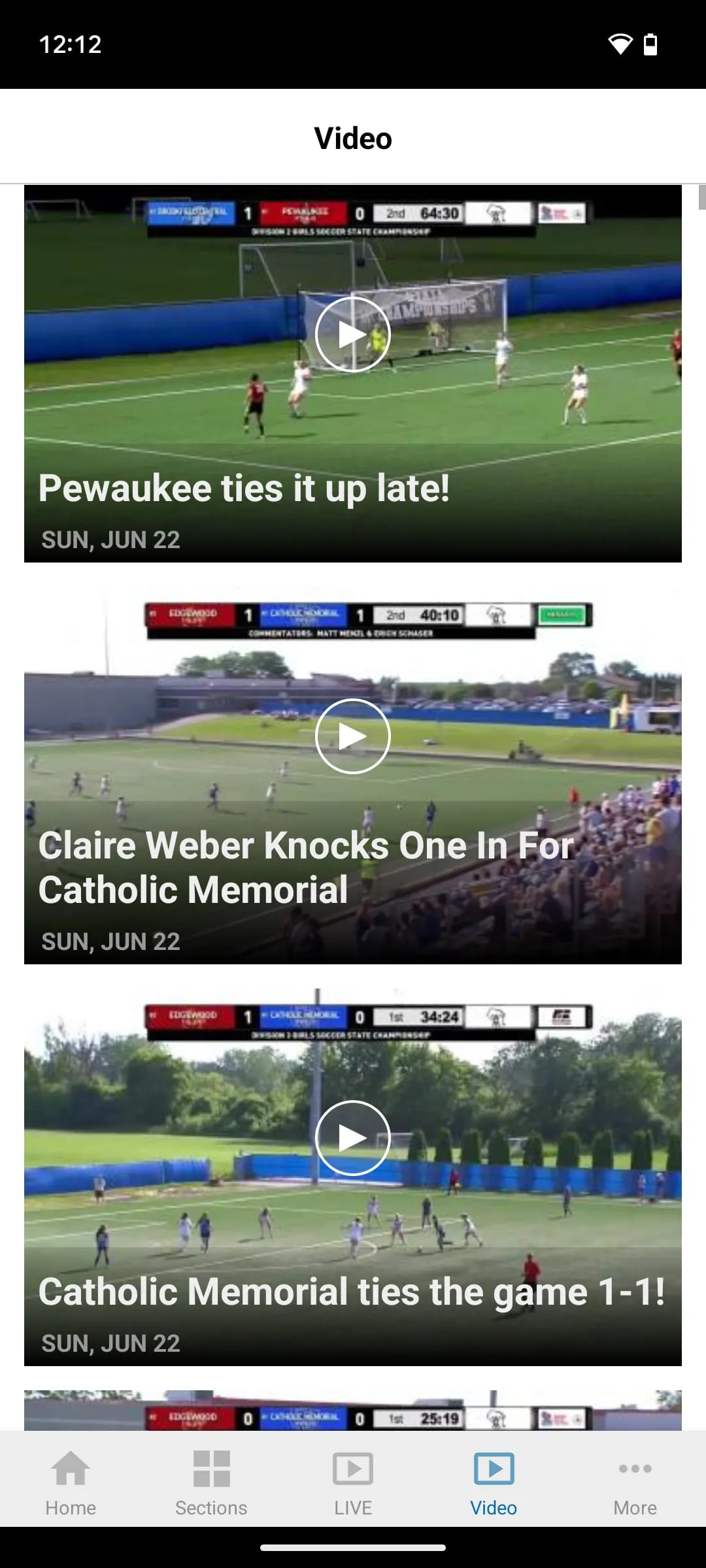 WIAA Sports Live