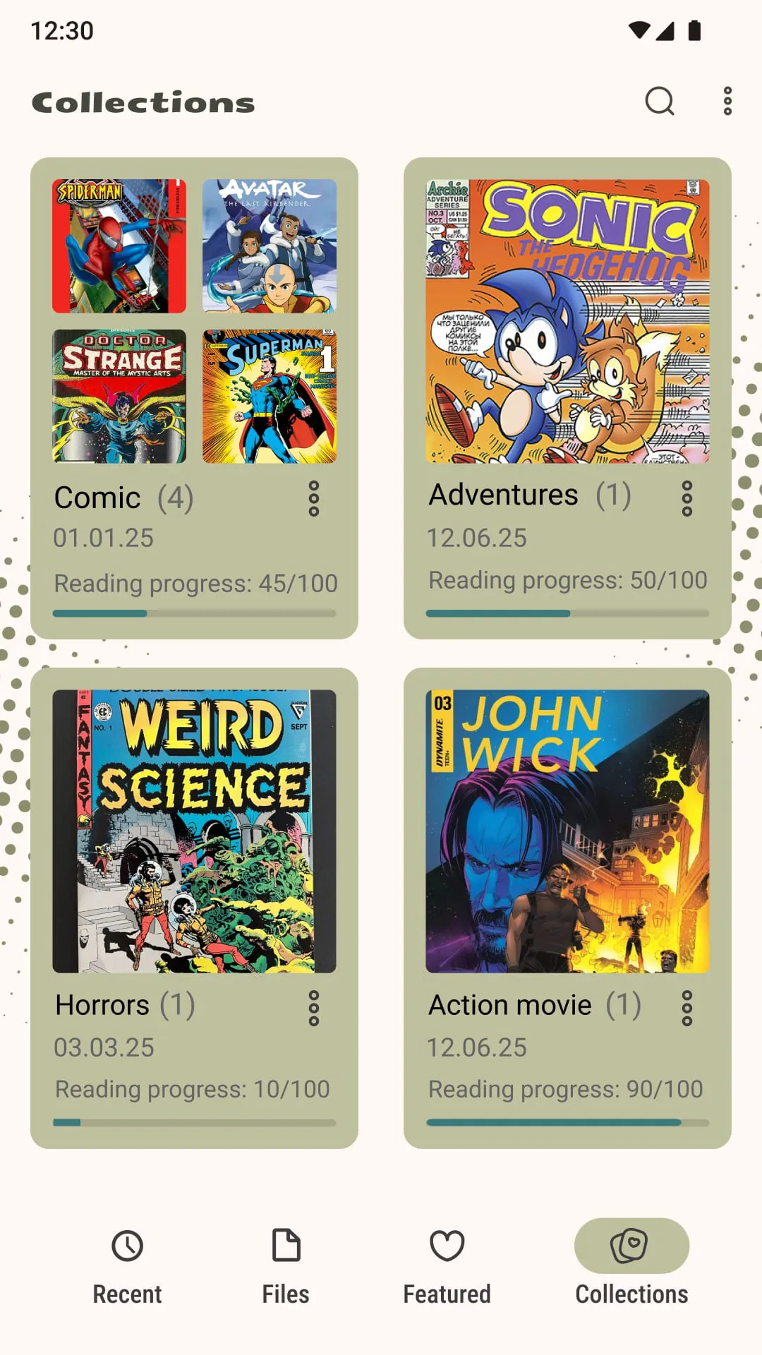 Comic Book Reader (cbz/cbr)