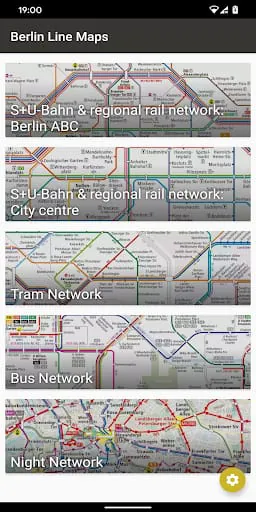 Berlin Liniennetz S und U Bahn