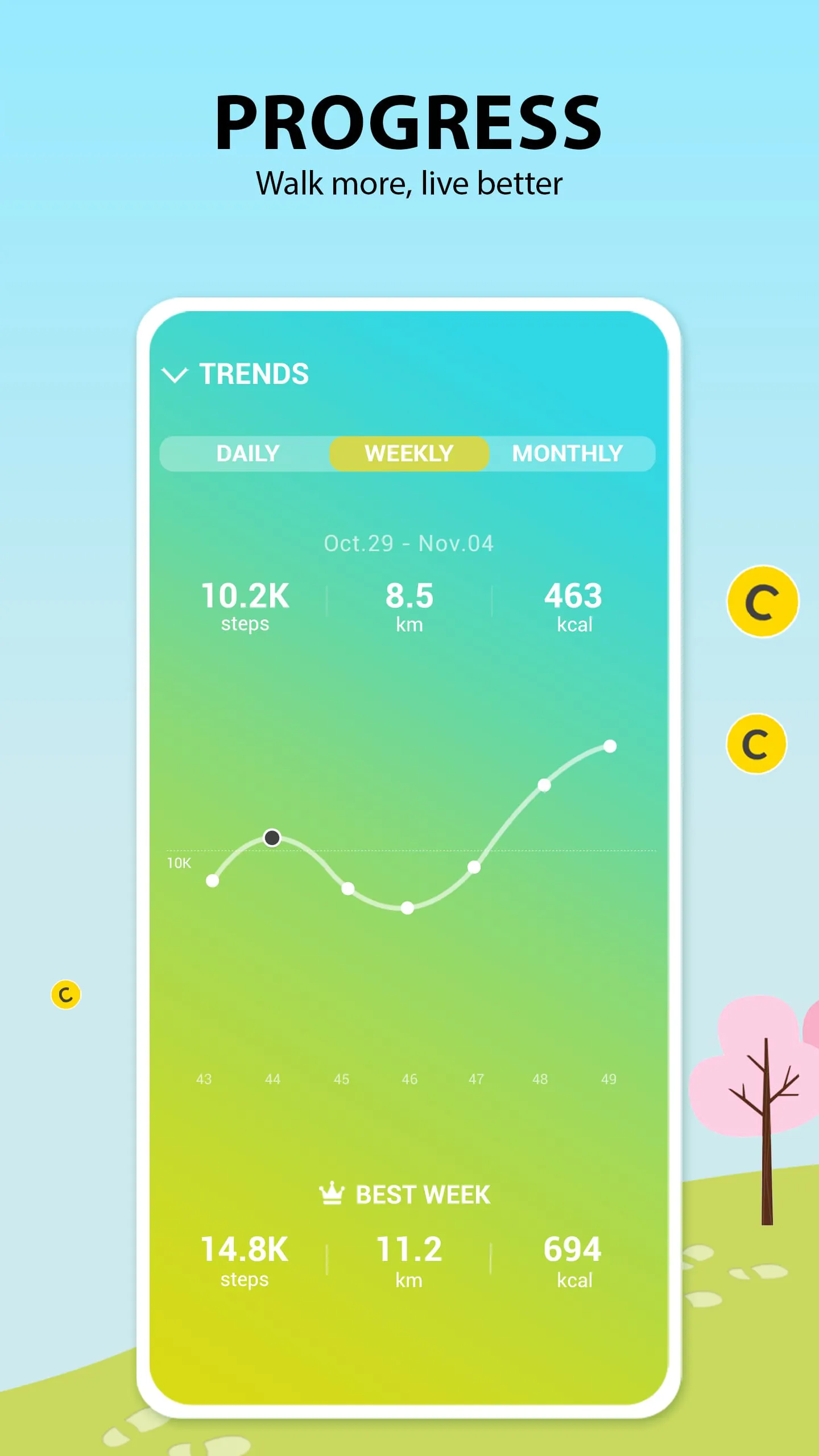 Winwalk Step Tracker & Rewards