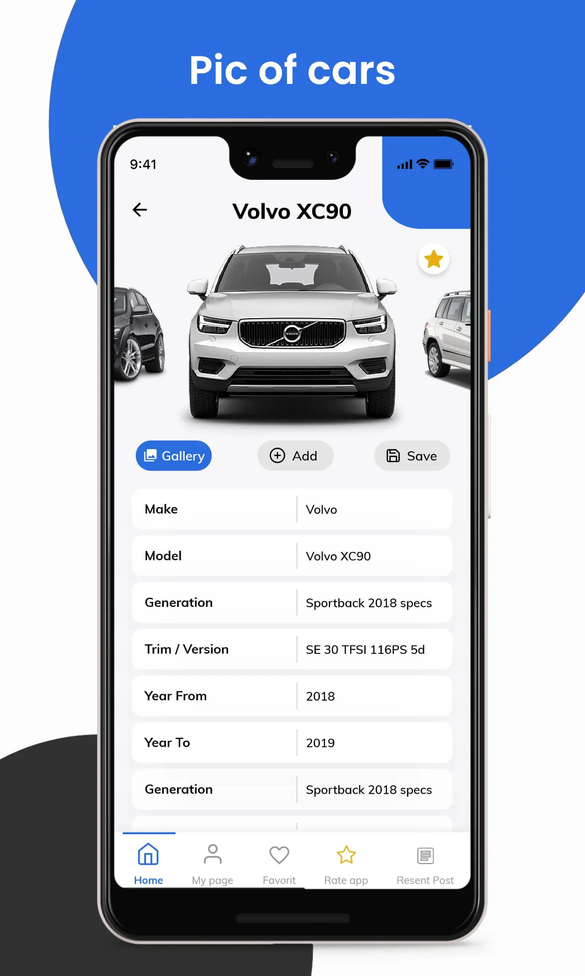 Data of car 2024