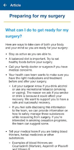 My Surgery @ UHN
