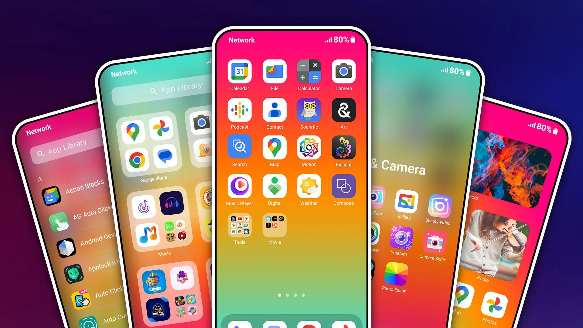 HiPhone Launcher OS Phone