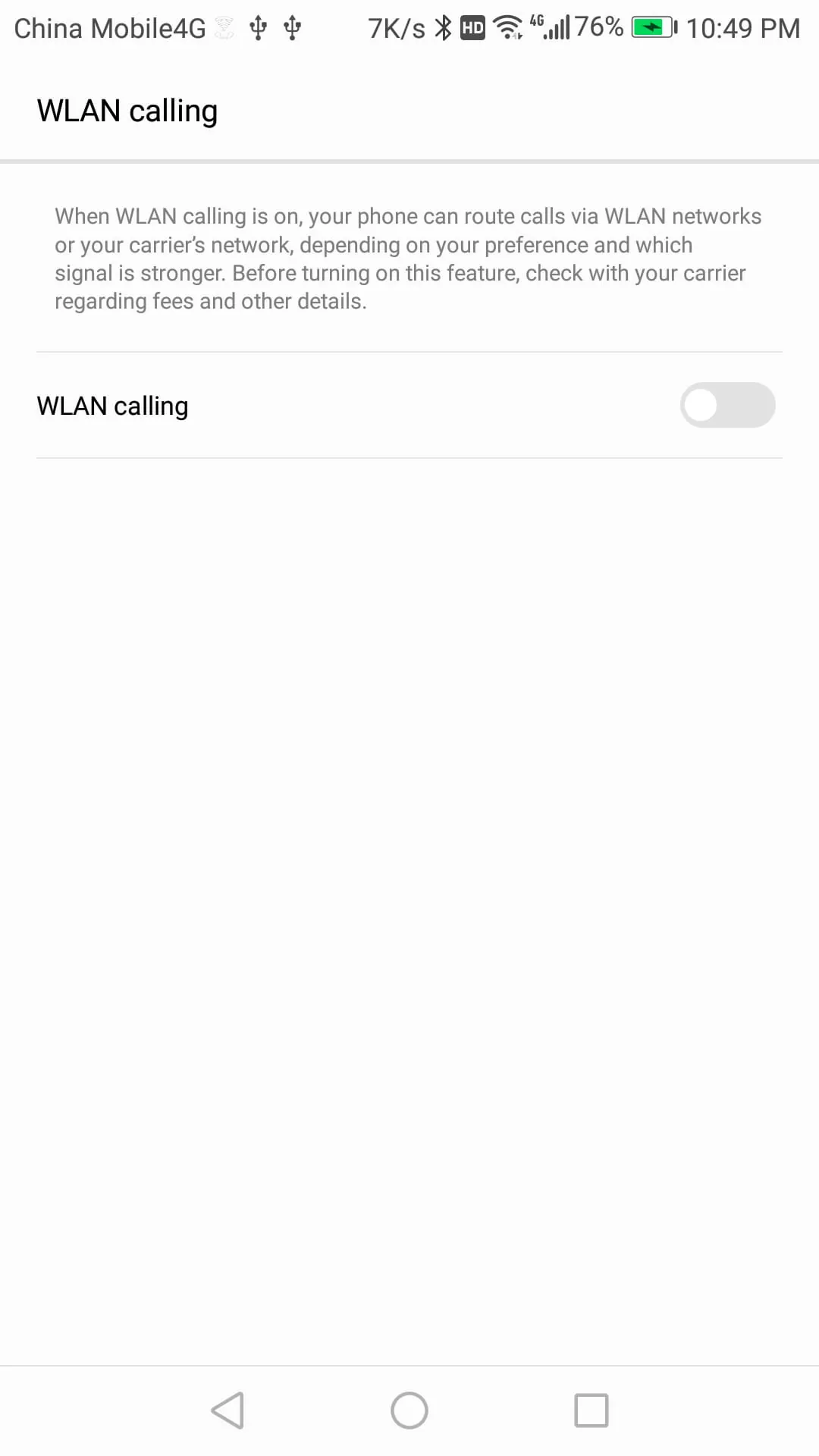 Wifi Calling