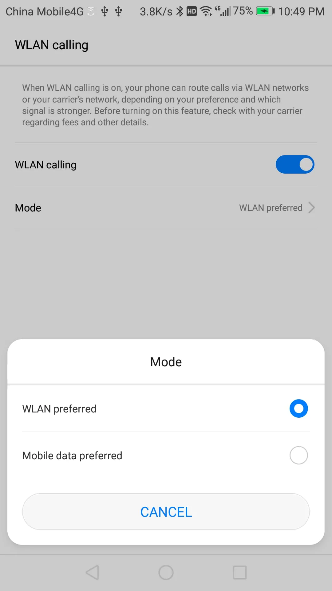 Wifi Calling
