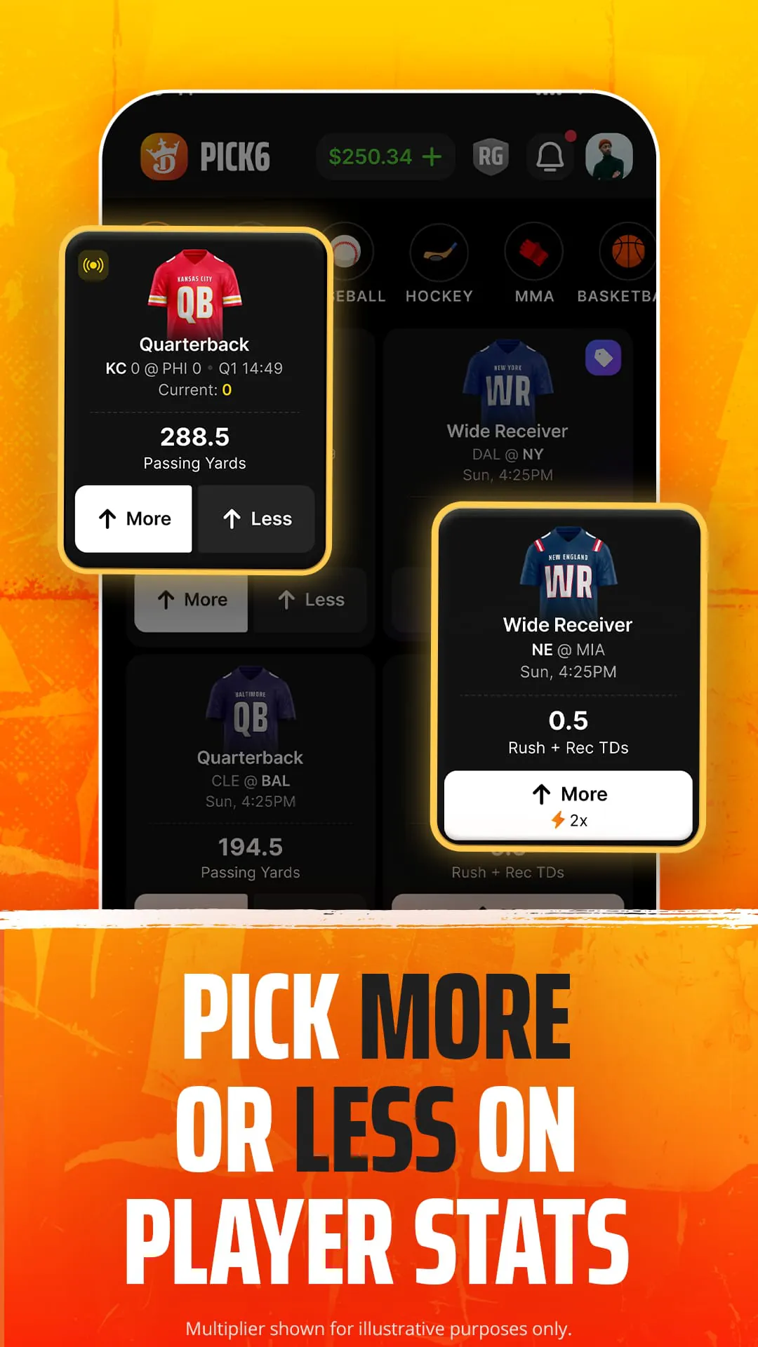 Pick6 DraftKings Sports Picks