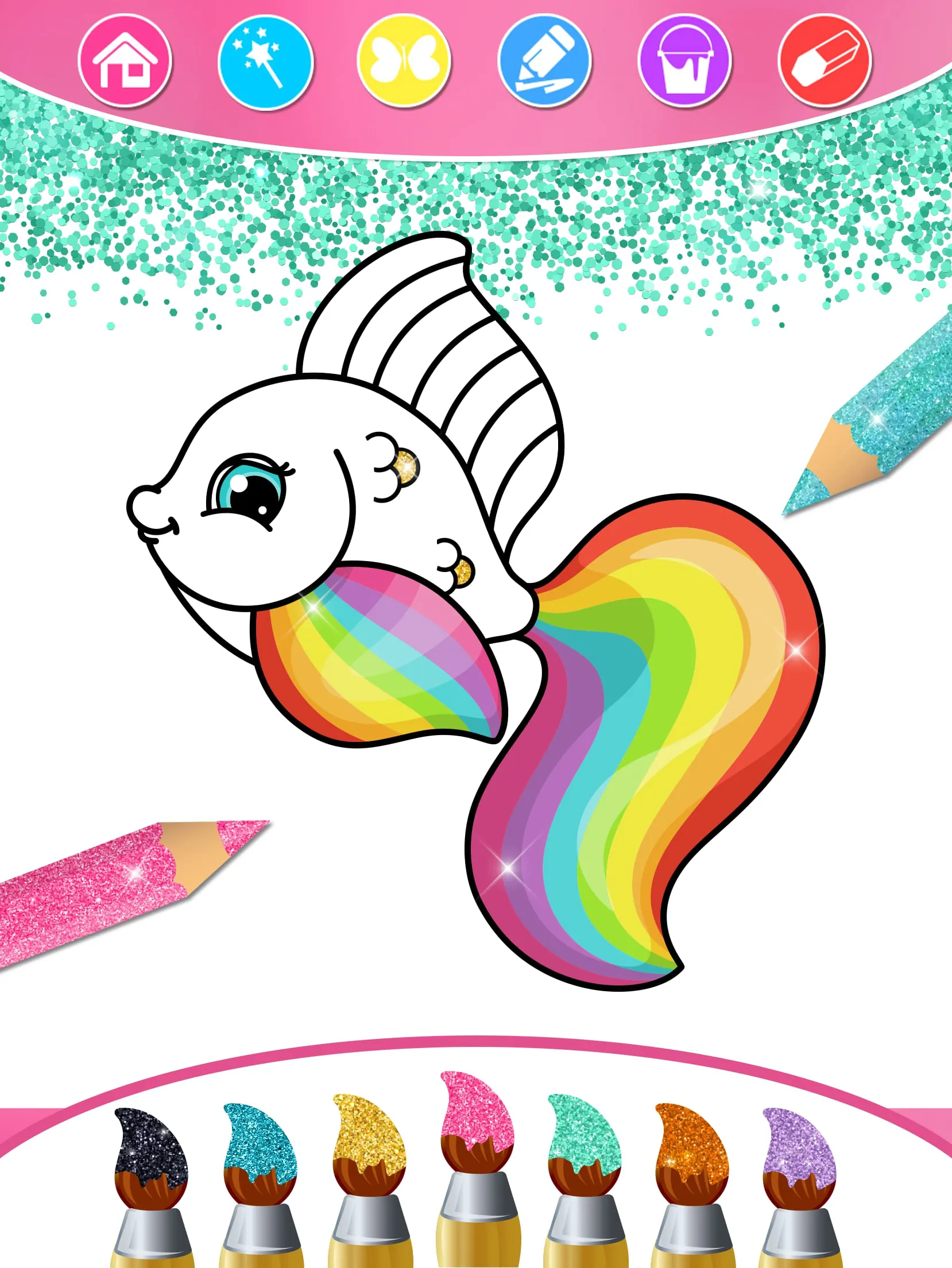 Princess Coloring Book & Games
