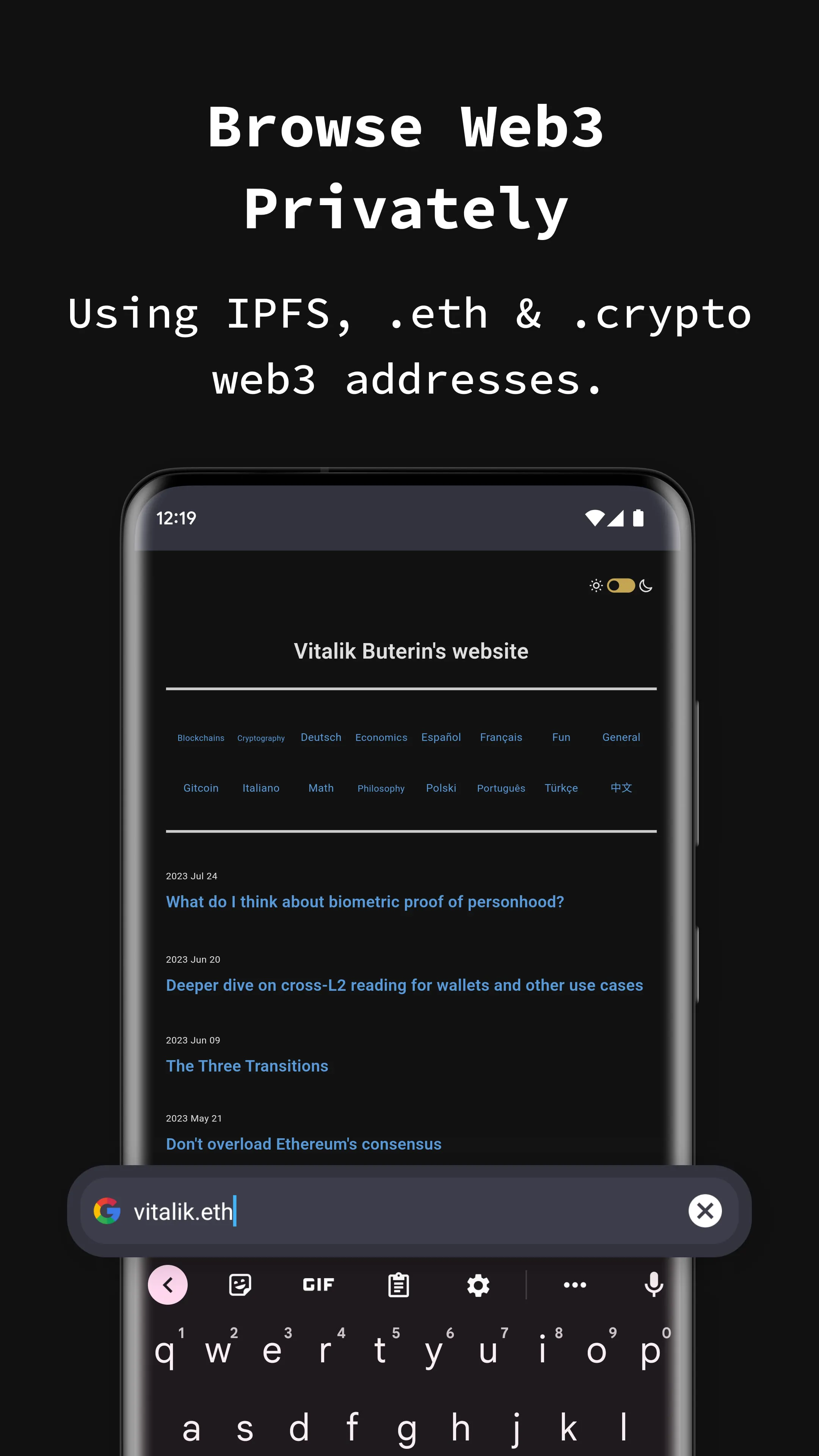 Incognito Browser