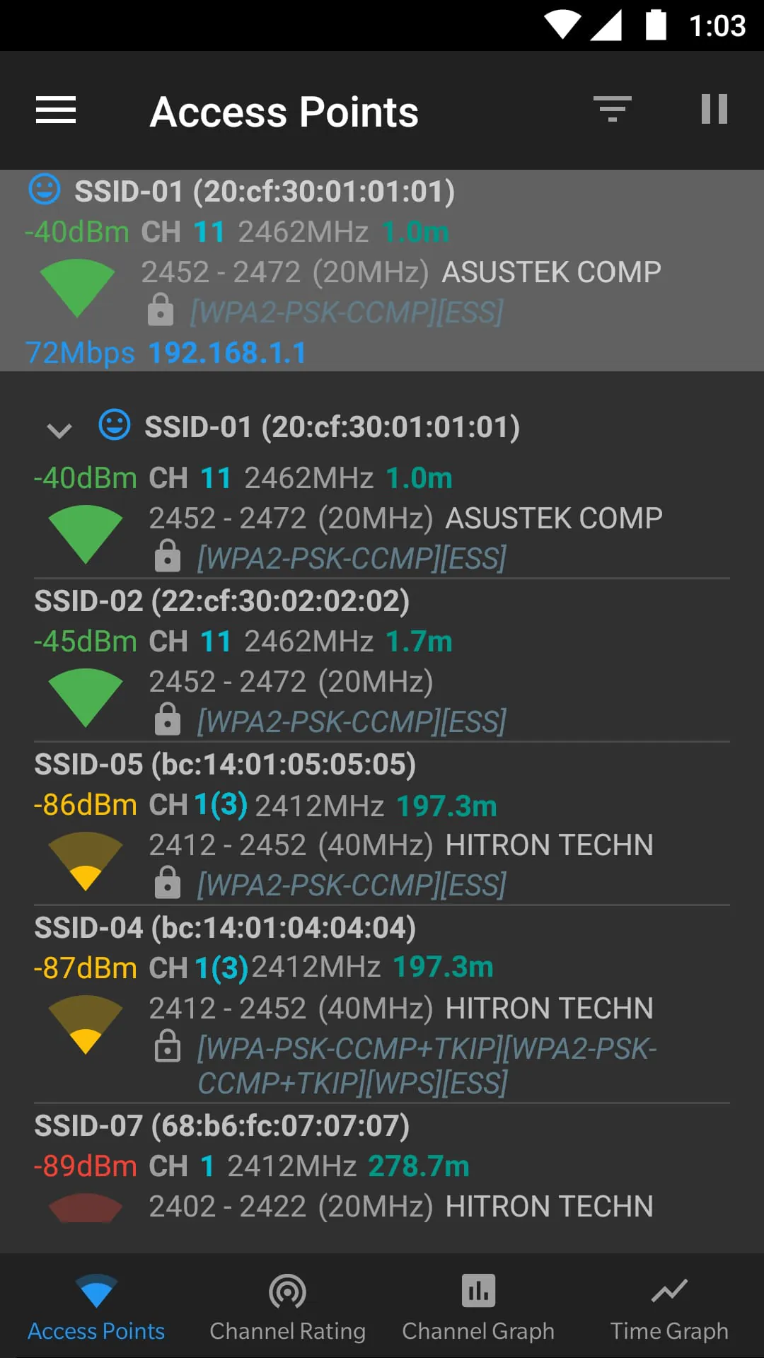 WiFi Analyzer (open