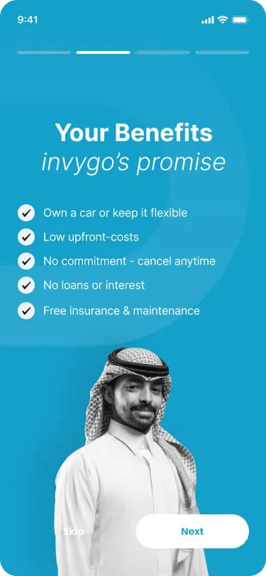 invygo car rental & subscribe