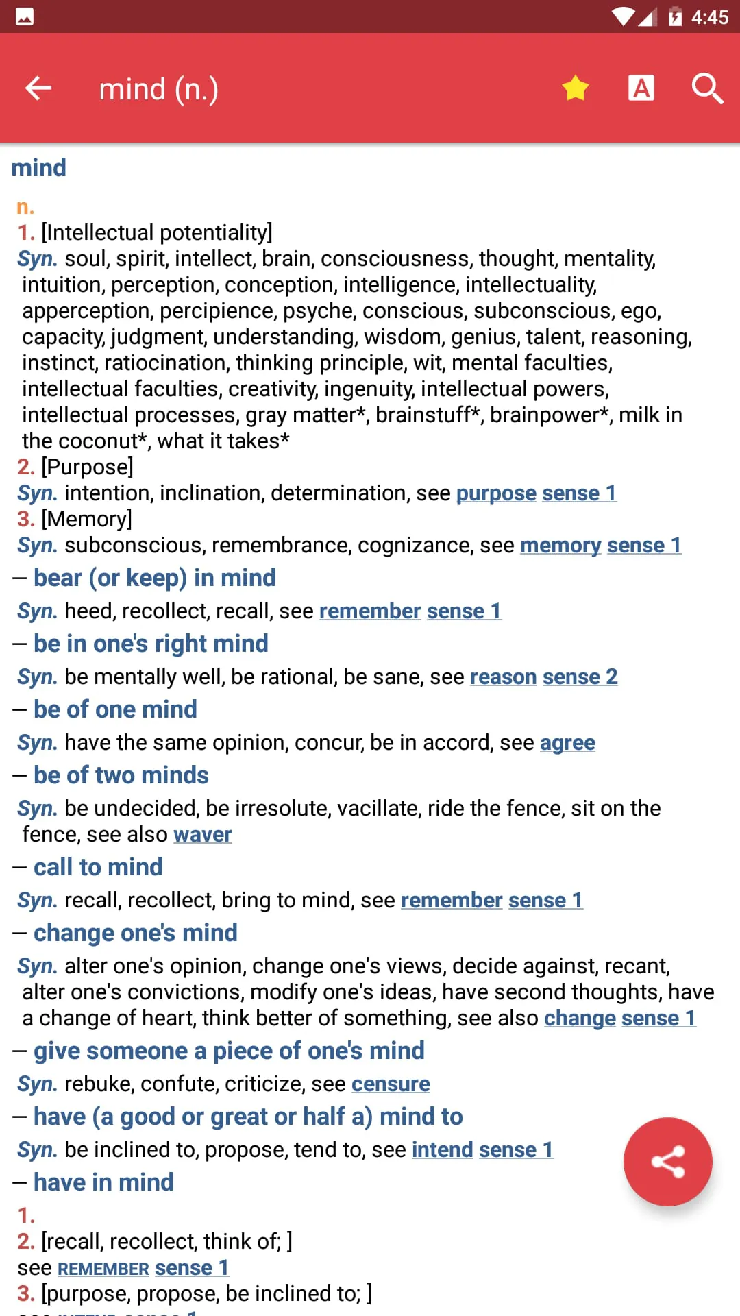 Webster's Thesaurus