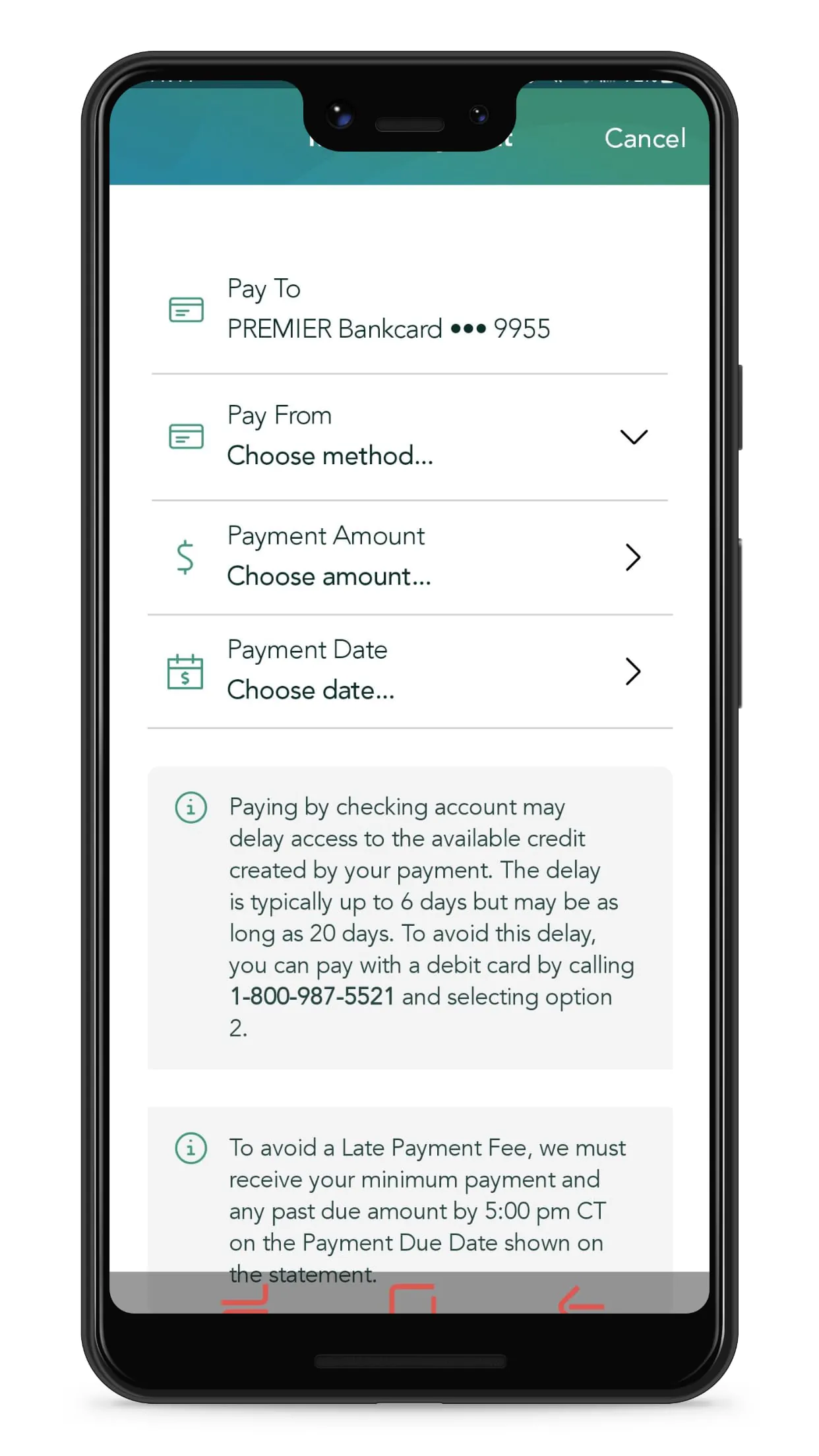 PREMIER Credit Card