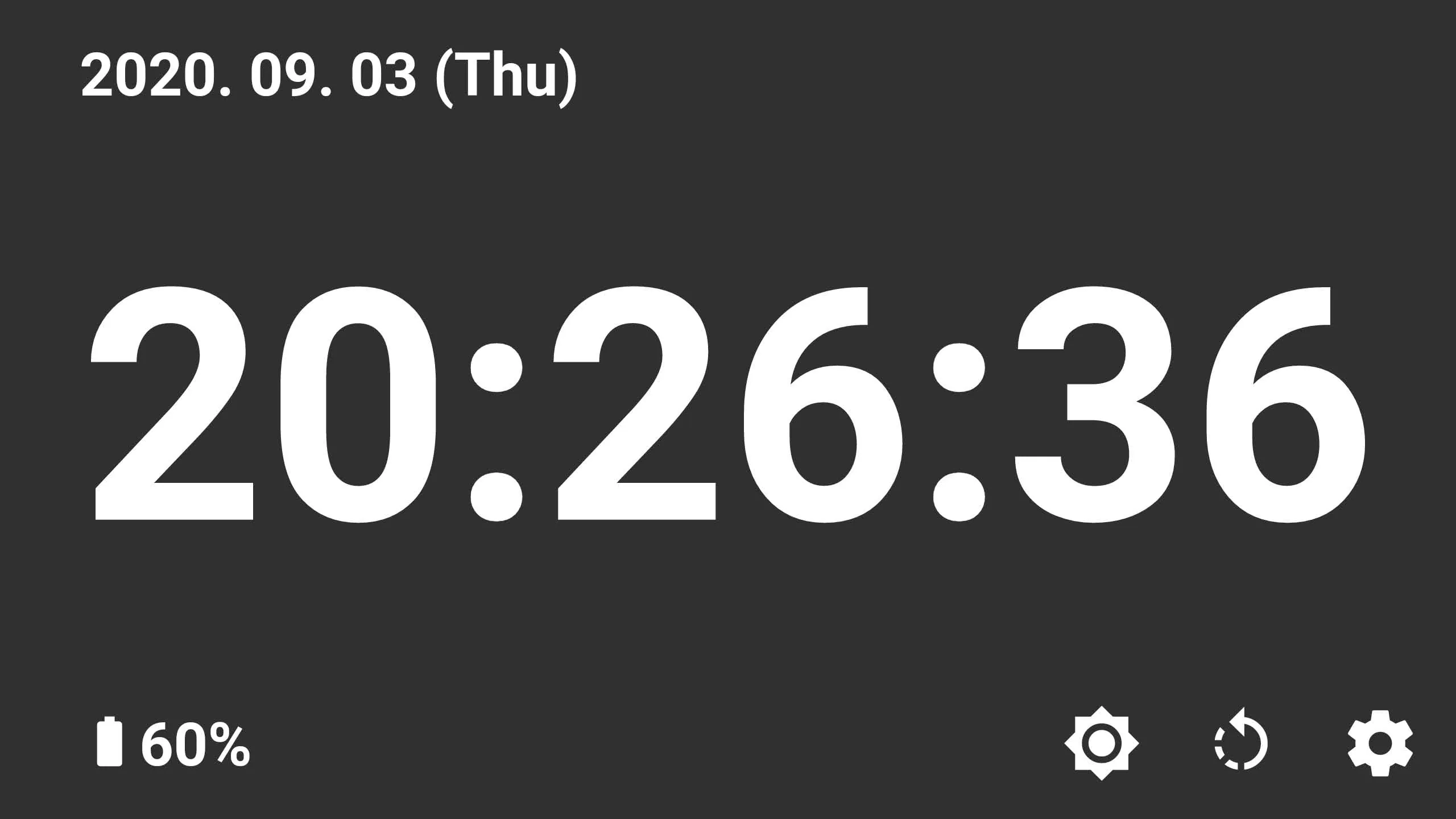Digital Table Clock